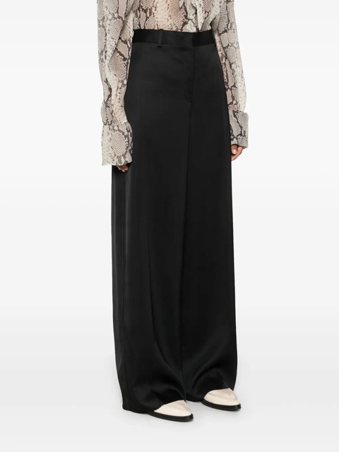 Jil Sander pressed-crease palazzo pants - Black - zdjęcie produktu nr 2