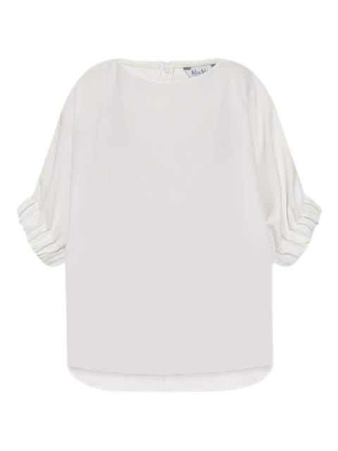 Max Mara puff-sleeve T-shirt - White - zdjęcie produktu nr 1