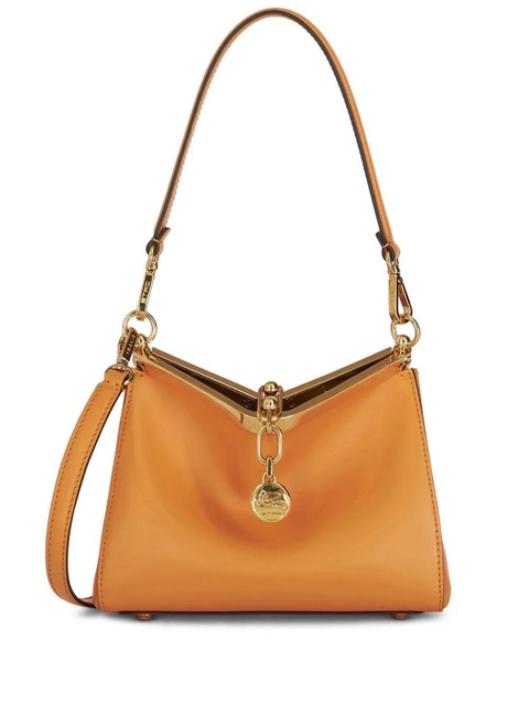 ETRO Vela leather shoulder bag - Orange - zdjęcie produktu nr 1