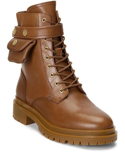 Lauren Ralph Lauren Cammie lace-up pocket boots - Brown - zdjęcie produktu nr 1