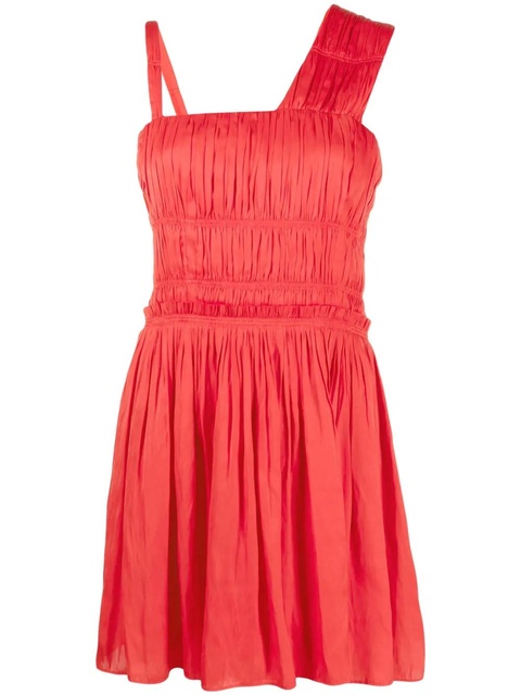 Zadig&Voltaire Roselie satin pleated dress - Red - zdjęcie produktu nr 1