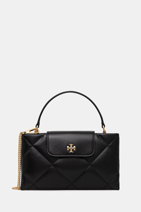 Tory Burch torebka skórzana Kira Diamond kolor czarny 174999-001 - zdjęcie produktu nr 1