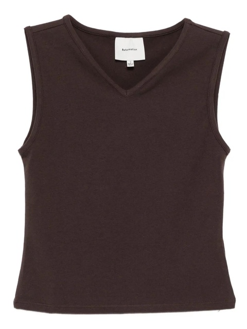 Reformation Wren top - Brown - zdjęcie produktu nr 2