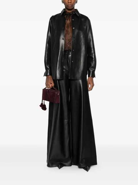 Magda Butrym leather shirt - Black - zdjęcie produktu nr 2