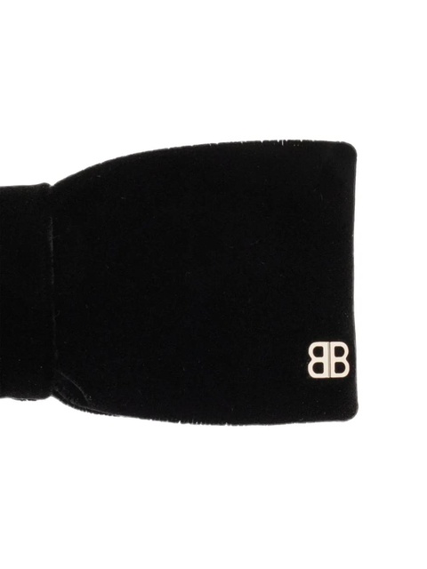 Balenciaga logo-detail bow hair clip - Black - zdjęcie produktu nr 1
