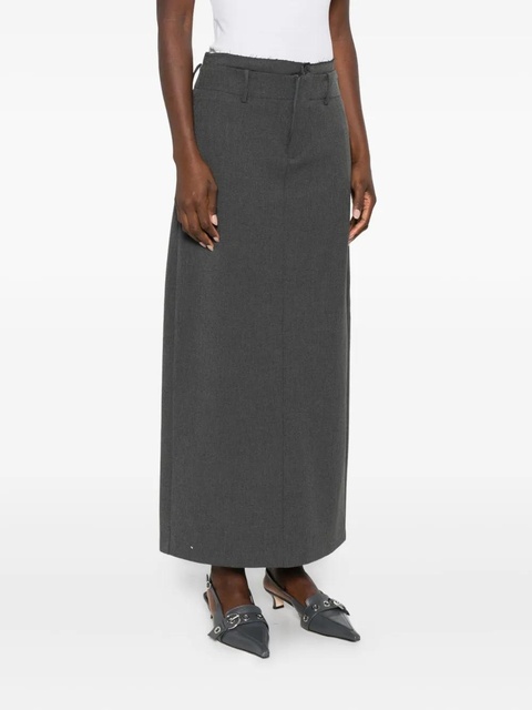Eleh high-waisted straight skirt - Grey - zdjęcie produktu nr 1