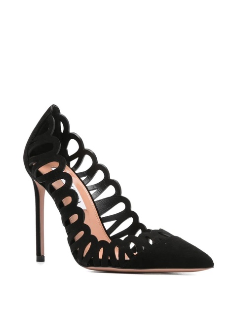 Aquazzura 110mm cut-out stiletto heeled pumps - Black - zdjęcie produktu nr 2