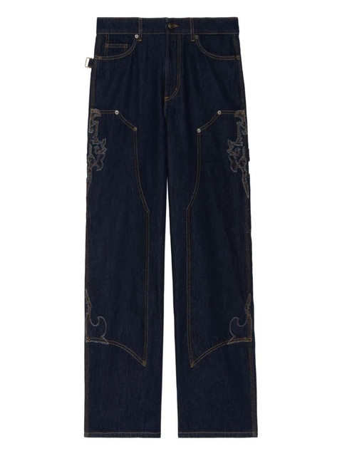 Zadig&Voltaire embroidered-details wide-leg jeans - Blue - zdjęcie produktu nr 1