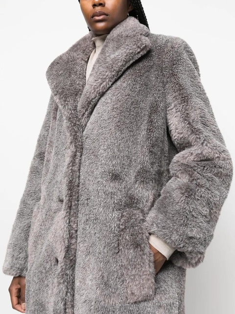 Zadig&Voltaire Monaco faux-fur coat - Grey - zdjęcie produktu nr 2