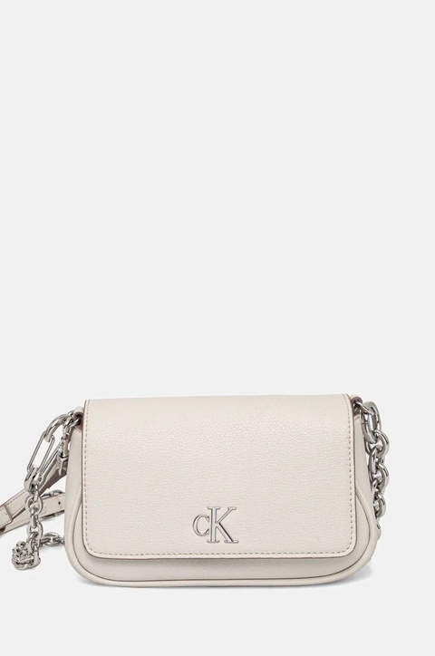 Calvin Klein Jeans torebka kolor beżowy LV04K3134G - zdjęcie produktu nr 1