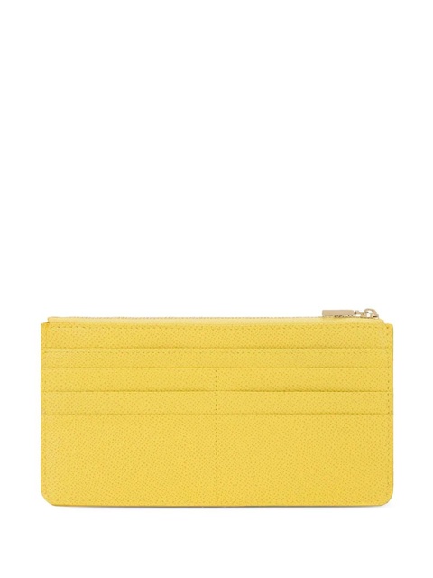 Dolce & Gabbana Dauphine leather wallet - Yellow - zdjęcie produktu nr 1