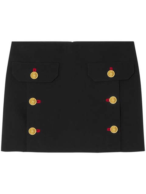Versace Medusa Head-button mini skirt - Black - zdjęcie produktu nr 1