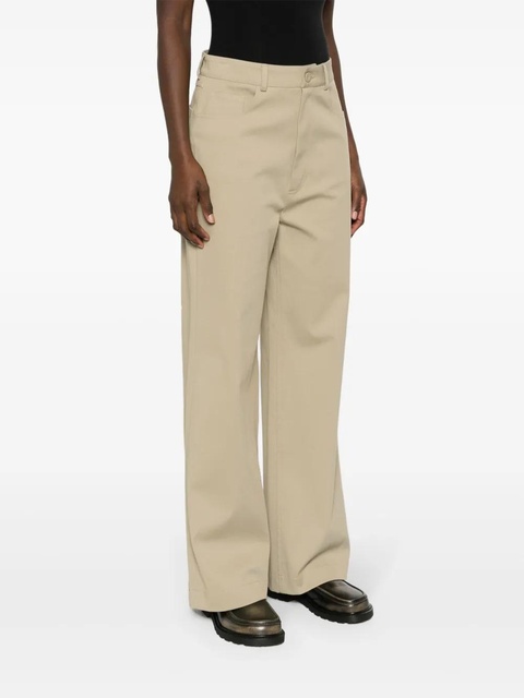 Nanushka Josine twill cotton trousers - Neutrals - zdjęcie produktu nr 2