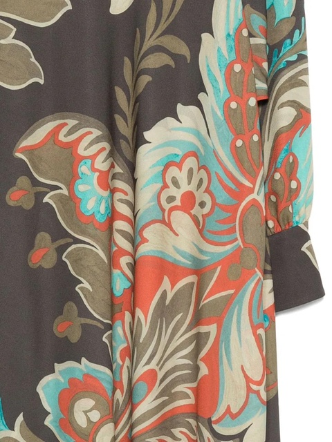 ETRO floral print dress - Brown - zdjęcie produktu nr 2
