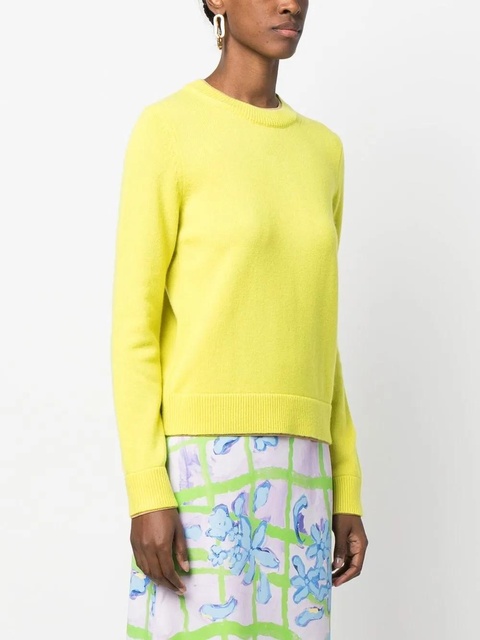 Tory Burch crew-neck cashmere jumper - Green - zdjęcie produktu nr 2