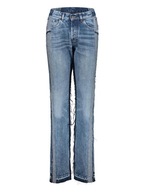 Maison Margiela stonewashed-panelled jeans - Blue - zdjęcie produktu nr 1