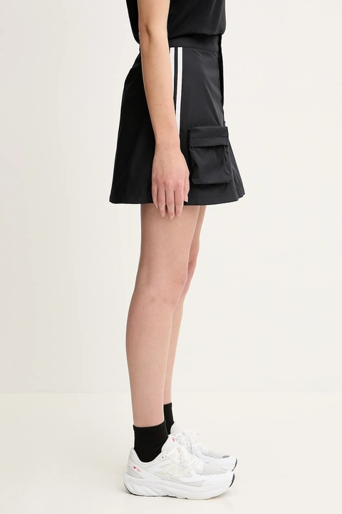 adidas Originals spódnica Cargo Miniskirt kolor czarny mini rozkloszowana JJ3087 - zdjęcie produktu nr 2