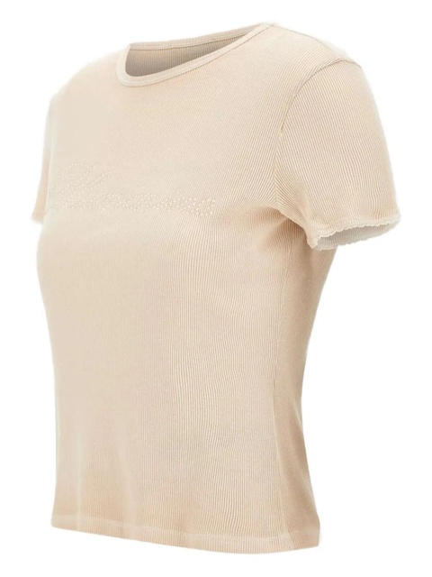 Blumarine crystal-logo T-shirt - Pink - zdjęcie produktu nr 2