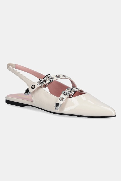 Pretty Ballerinas baleriny Ella kolor beżowy z odkrytą piętą 52095_A - zdjęcie produktu nr 1