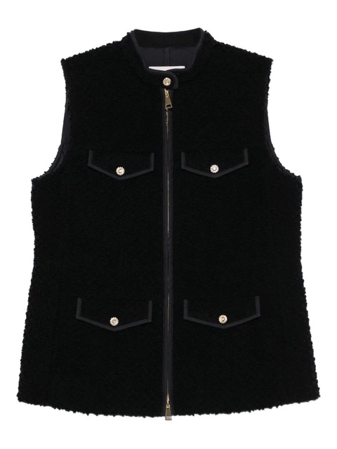 Moncler multi-pocket zip-front gilet - Blue - zdjęcie produktu nr 1