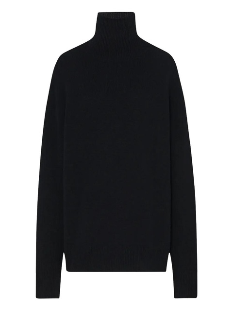 The Row Stepny high-neck wool sweater - Black - zdjęcie produktu nr 1
