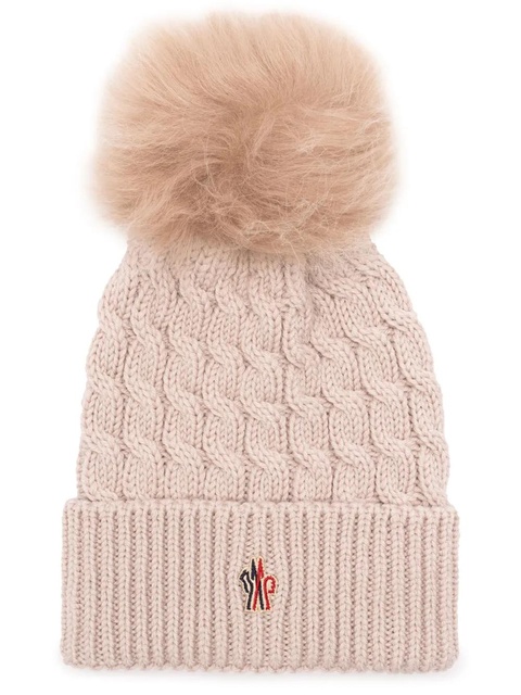 Moncler Grenoble pompom beanie - Pink - zdjęcie produktu nr 2