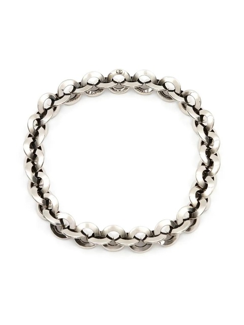 Alexander McQueen Eyelet chain choker necklace - Silver - zdjęcie produktu nr 1