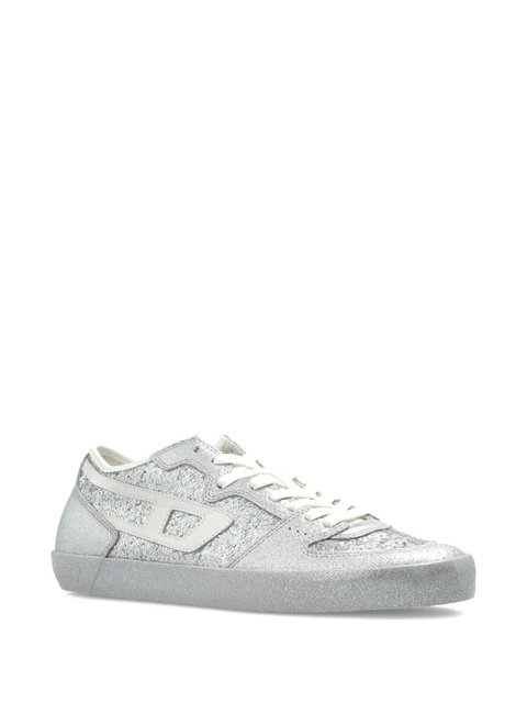 Diesel S-Leroji-D1 glittered panelled sneakers - Silver - zdjęcie produktu nr 2