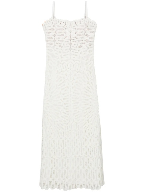 Simkhai sleeveless lace midi dress - White - zdjęcie produktu nr 1