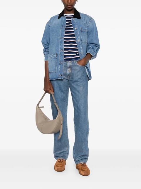 Maje faded-effect denim jacket - Blue - zdjęcie produktu nr 2