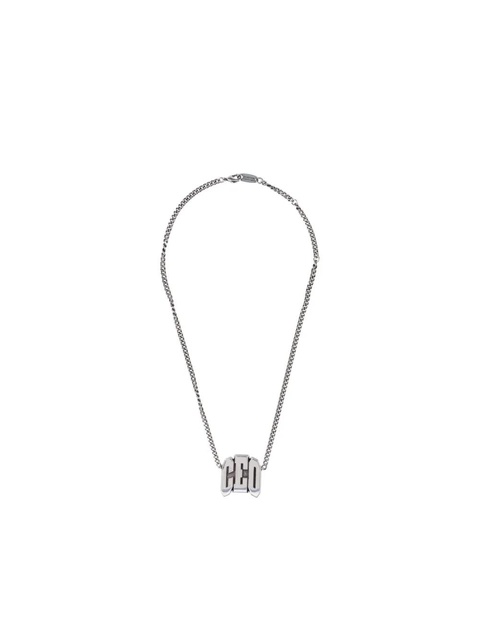 Balenciaga "CEO"-plaque necklace - Silver - zdjęcie produktu nr 2