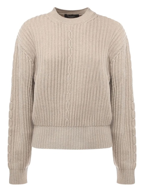 Loro Piana cable-knit cashmere sweater - Neutrals - zdjęcie produktu nr 2