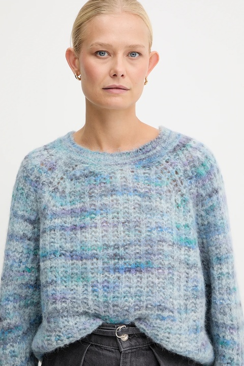 BOSS Orange sweter wełniany damski kolor multicolor 50527837 - zdjęcie produktu nr 1