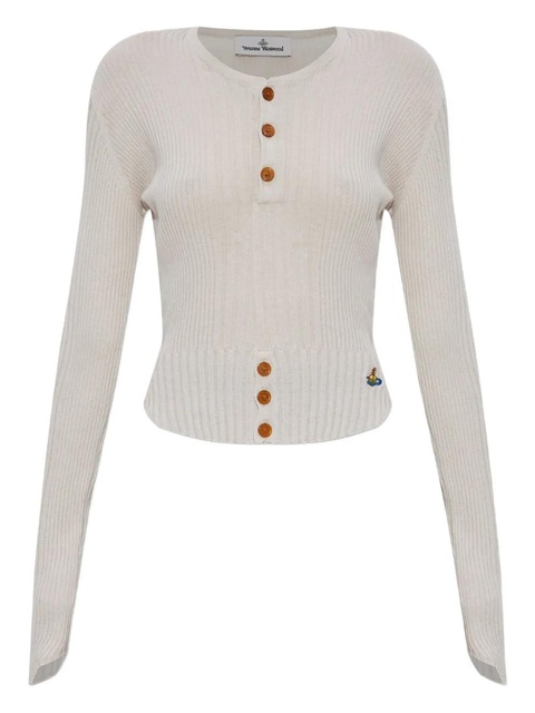 Vivienne Westwood cotton-blend sweater - Neutrals - zdjęcie produktu nr 1