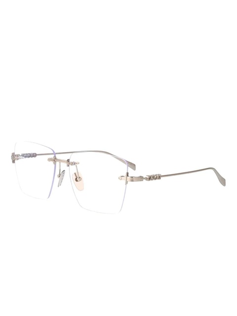 Gucci Eyewear square-frame glasses - Silver - zdjęcie produktu nr 2