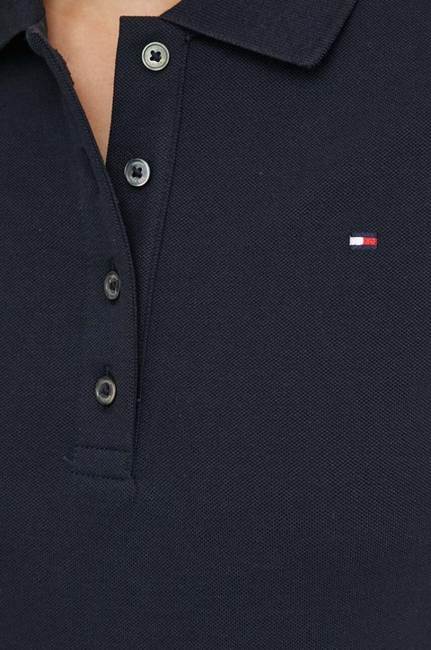 Tommy Hilfiger polo damski kolor granatowy WW0WW42047 - zdjęcie produktu nr 2