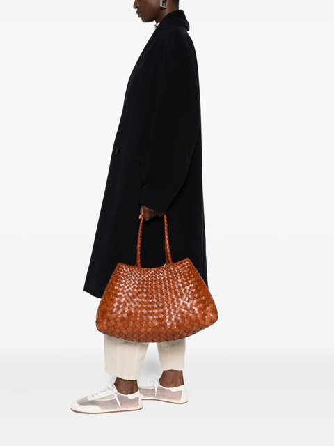 DRAGON DIFFUSION woven leather tote bag - Brown - zdjęcie produktu nr 2