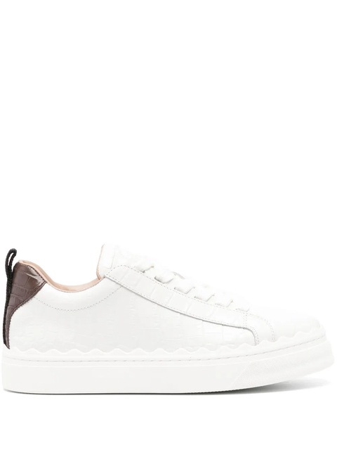 Chloé Lauren logo pull-tab sneakers - White - zdjęcie produktu nr 1