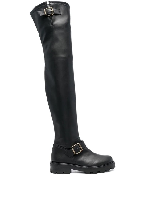 Jimmy Choo Biker ll knee-high boots - Black - zdjęcie produktu nr 1