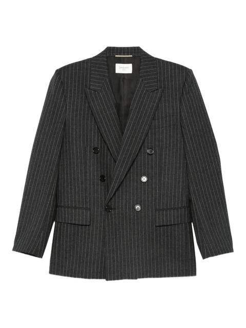 Saint Laurent double-breasted blazer - Grey - zdjęcie produktu nr 1