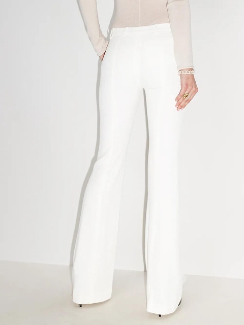 Alexander McQueen mid-rise flared trousers - White - zdjęcie produktu nr 2