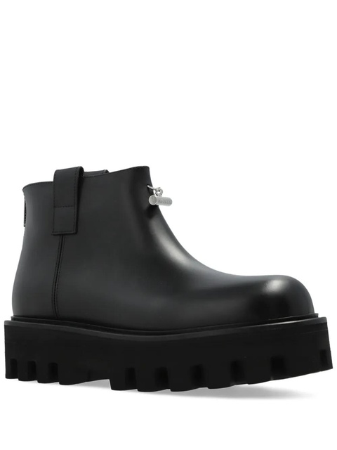 Alexander McQueen zip-fastening platform ankle boots - Black - zdjęcie produktu nr 1