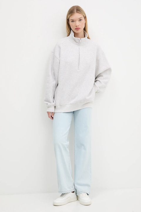 Abercrombie & Fitch bluza damska kolor szary wzorzysta KI152-5256-112 - zdjęcie produktu nr 2