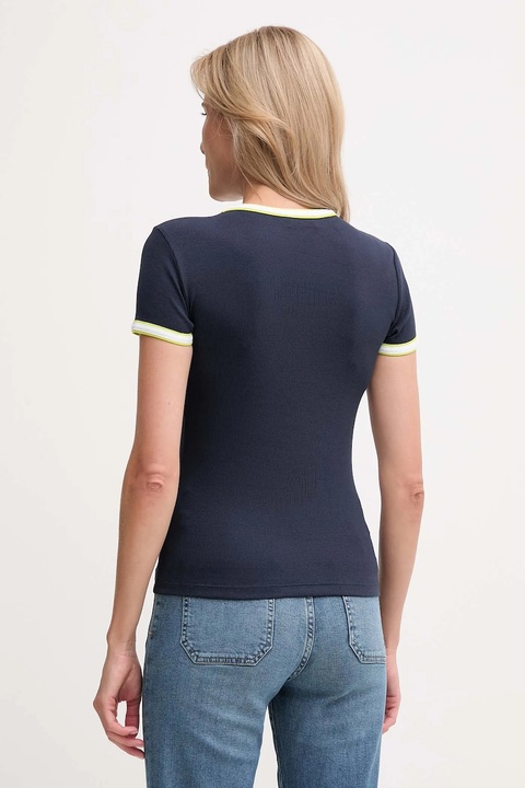 Calvin Klein Jeans t-shirt damski kolor granatowy LV047D201G - zdjęcie produktu nr 2