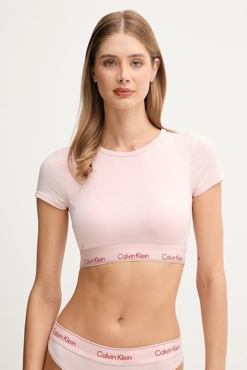 Calvin Klein Underwear t-shirt damski kolor różowy LV00QF8495 - zdjęcie produktu nr 1