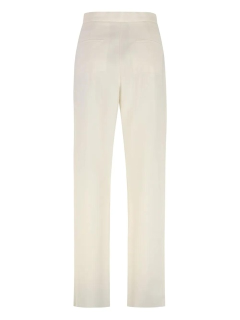 Max Mara Dede pleated cotton trousers - White - zdjęcie produktu nr 2