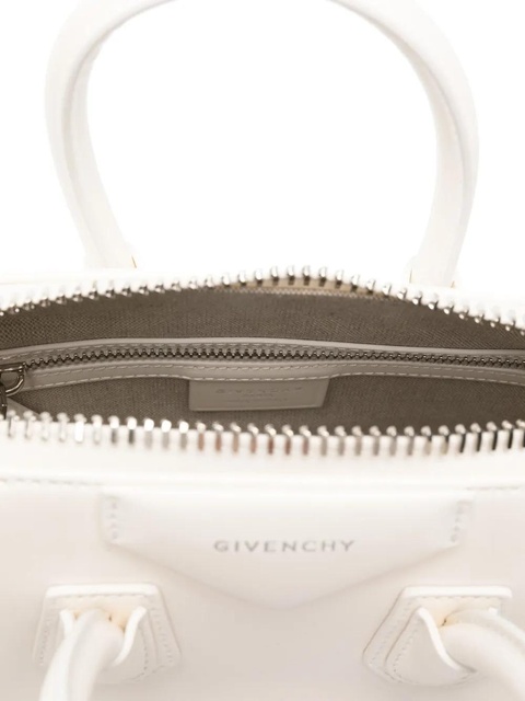 Givenchy mini Antigona leather tote bag - White - zdjęcie produktu nr 2