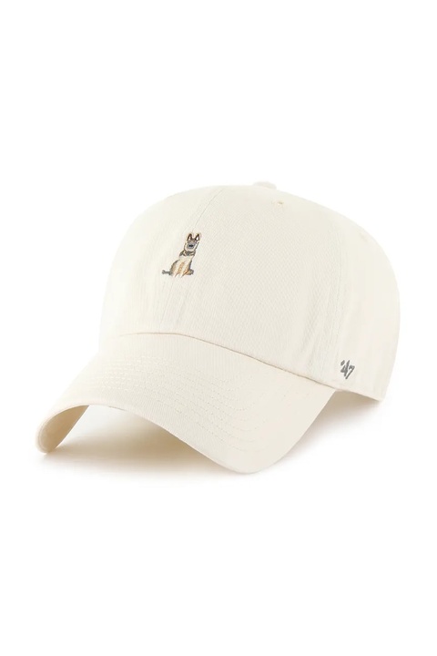 47 brand czapka z daszkiem bawełniana Dog Base Runner Icon kolor beżowy XXD-BSRIC17GWS-NT - zdjęcie produktu nr 1