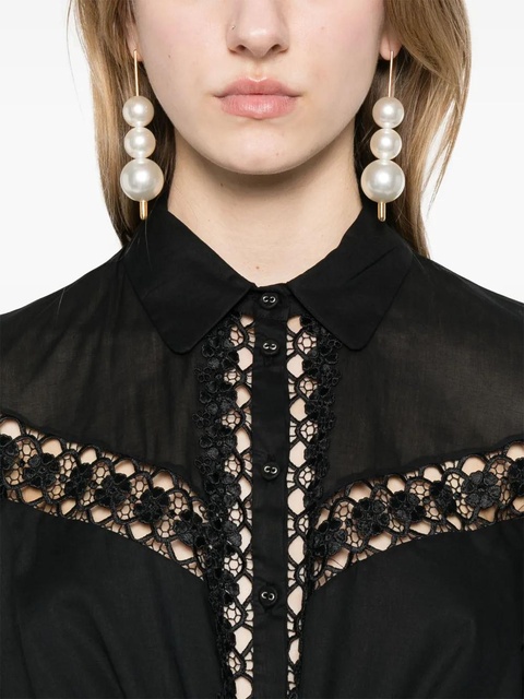 Charo Ruiz Ibiza Devi blouse - Black - zdjęcie produktu nr 1