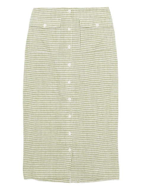 Reformation Britt skirt - Green - zdjęcie produktu nr 1